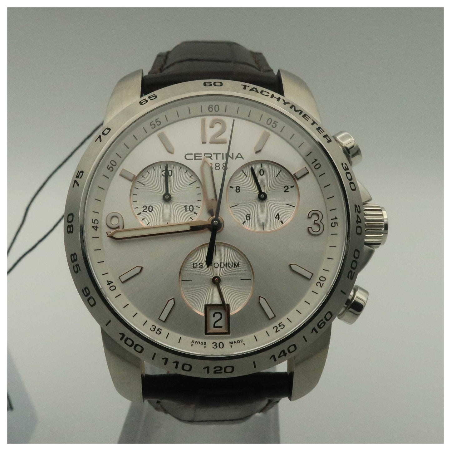 Front view of Certina DS Podium Men's Swiss Quartz (Battery-Powered) Watch C001-417-16-03701-PO