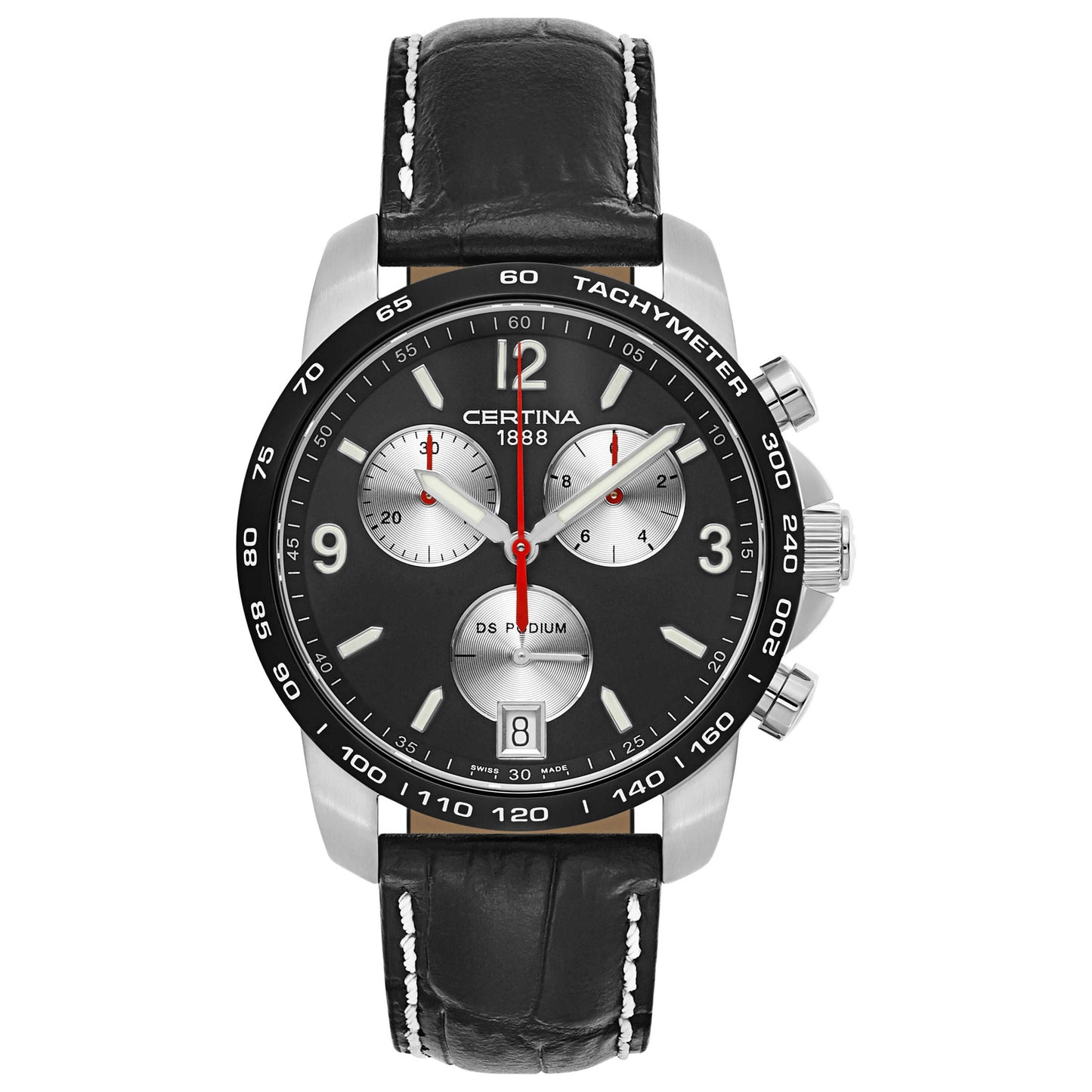 Front view of Certina DS Podium Men's Swiss Quartz (Battery-Powered) Watch C001-417-16-057-01