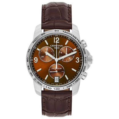 Front view of Certina DS Podium Men's Swiss Quartz (Battery-Powered) Watch C001-417-16-297-00