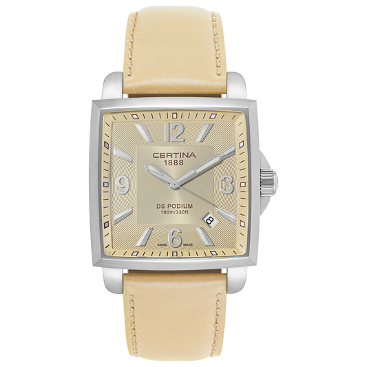 Front view of Certina DS Podium Women's Swiss Quartz (Battery-Powered) Watch C001-510-16-267-00