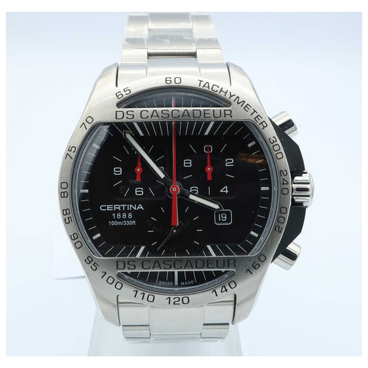 Front view of Certina DS Cascadeur Men's Swiss Quartz (Battery-Powered) Watch C003-617-21-05000-SD