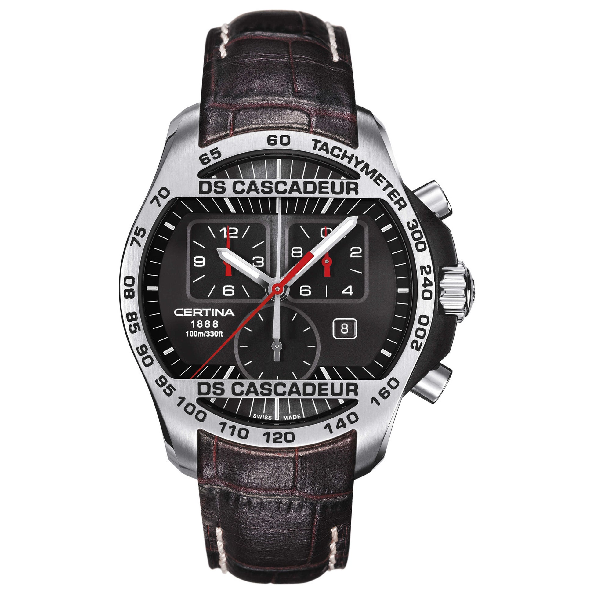Front view of Certina DS Cascadeur Men's Swiss Quartz (Battery-Powered) Watch C003-617-26-050-00