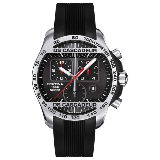 Front view of Certina DS Cascadeur Men's Swiss Quartz (Battery-Powered) Watch C003-617-27-050-00