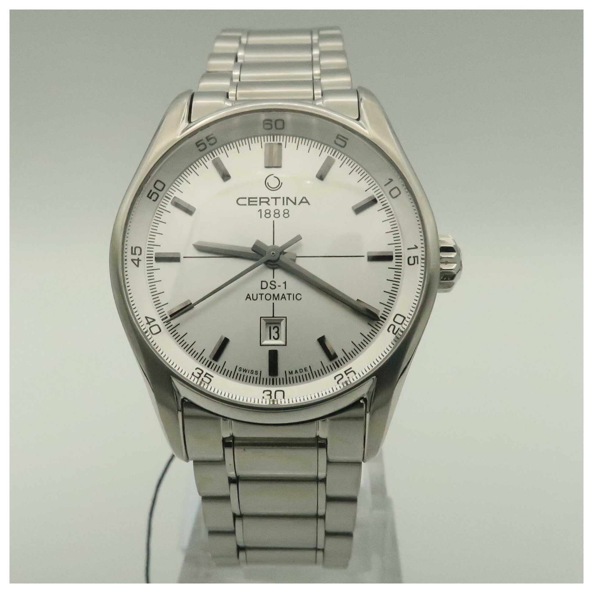 Front view of Certina DS 1 Women's Automatic Watch C006-207-11-03100-SD