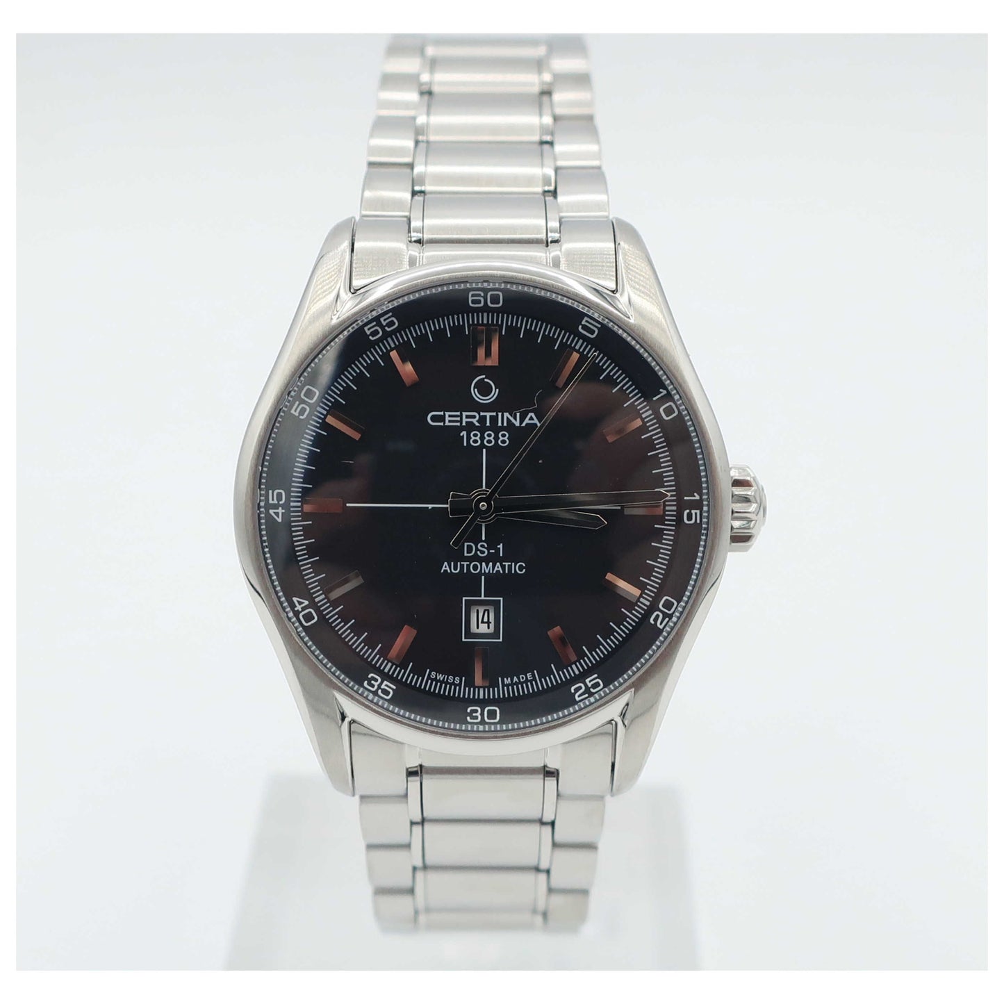 Front view of Certina DS 1 Women's Automatic Watch C006-207-11-05100-SD