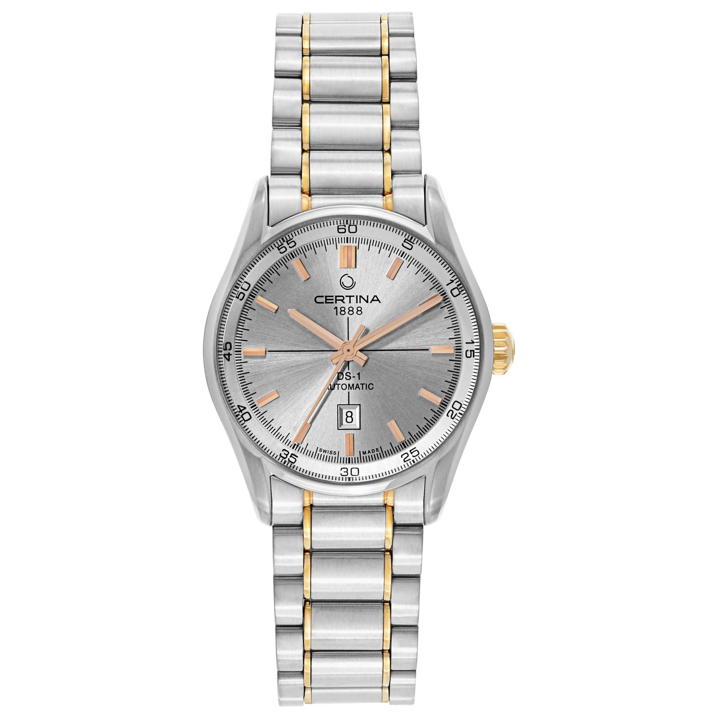 Front view of Certina DS 1 Women's Automatic Watch C006-207-22-031-00