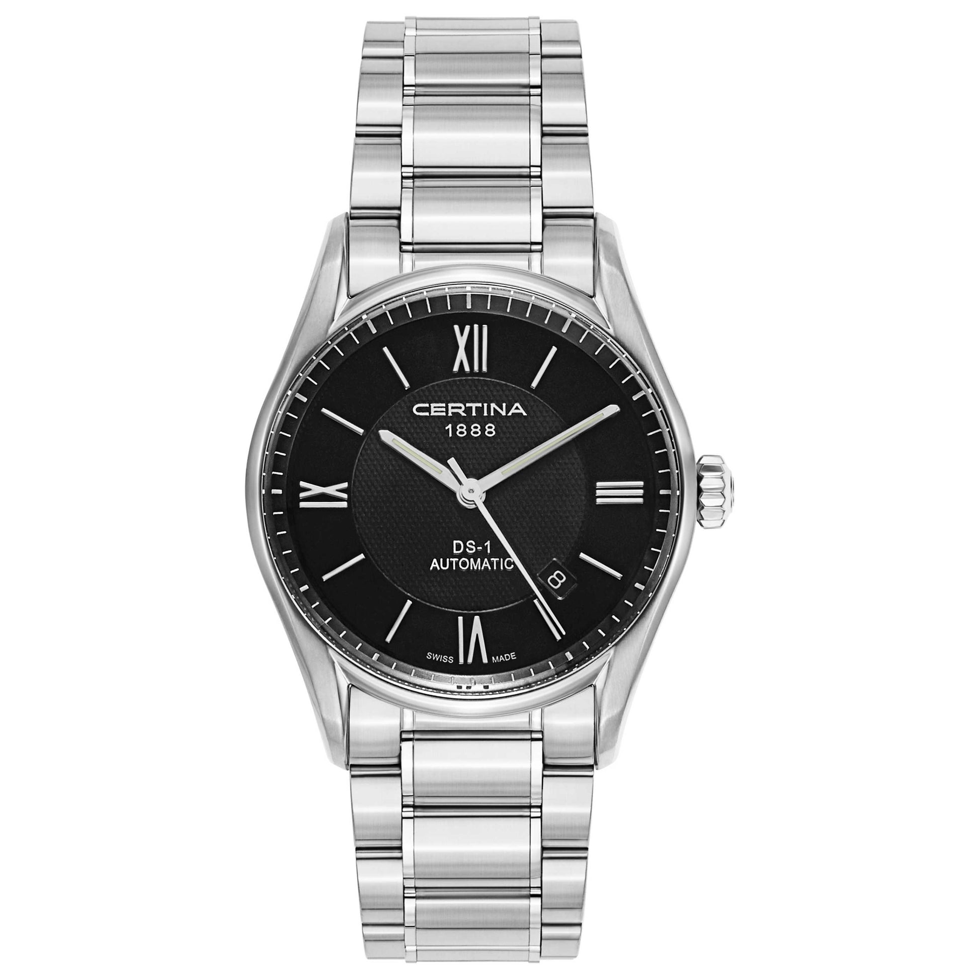 Front view of Certina DS 1 Men's Automatic Watch C006-407-11-058-00