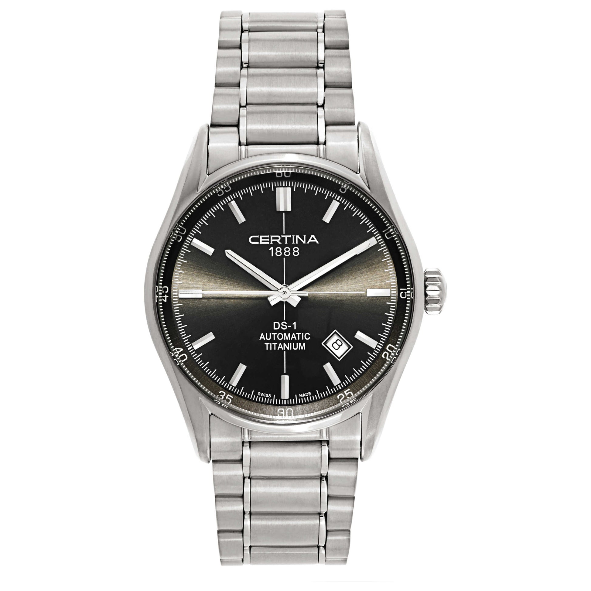 Front view of Certina DS 1 Men's Automatic Watch C006-407-44-081-00