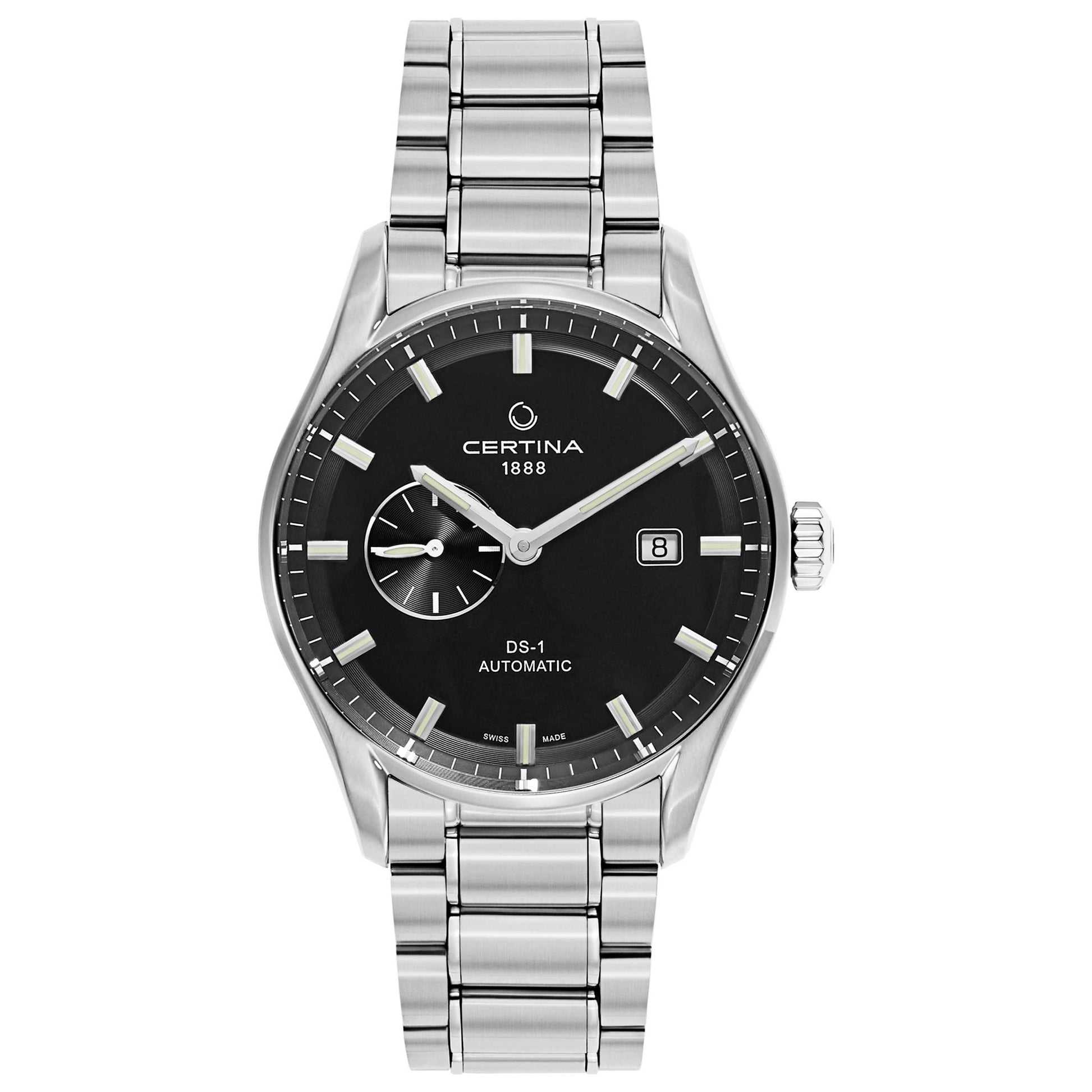 Front view of Certina DS 1 Men's Automatic Watch C006-428-11-051-00