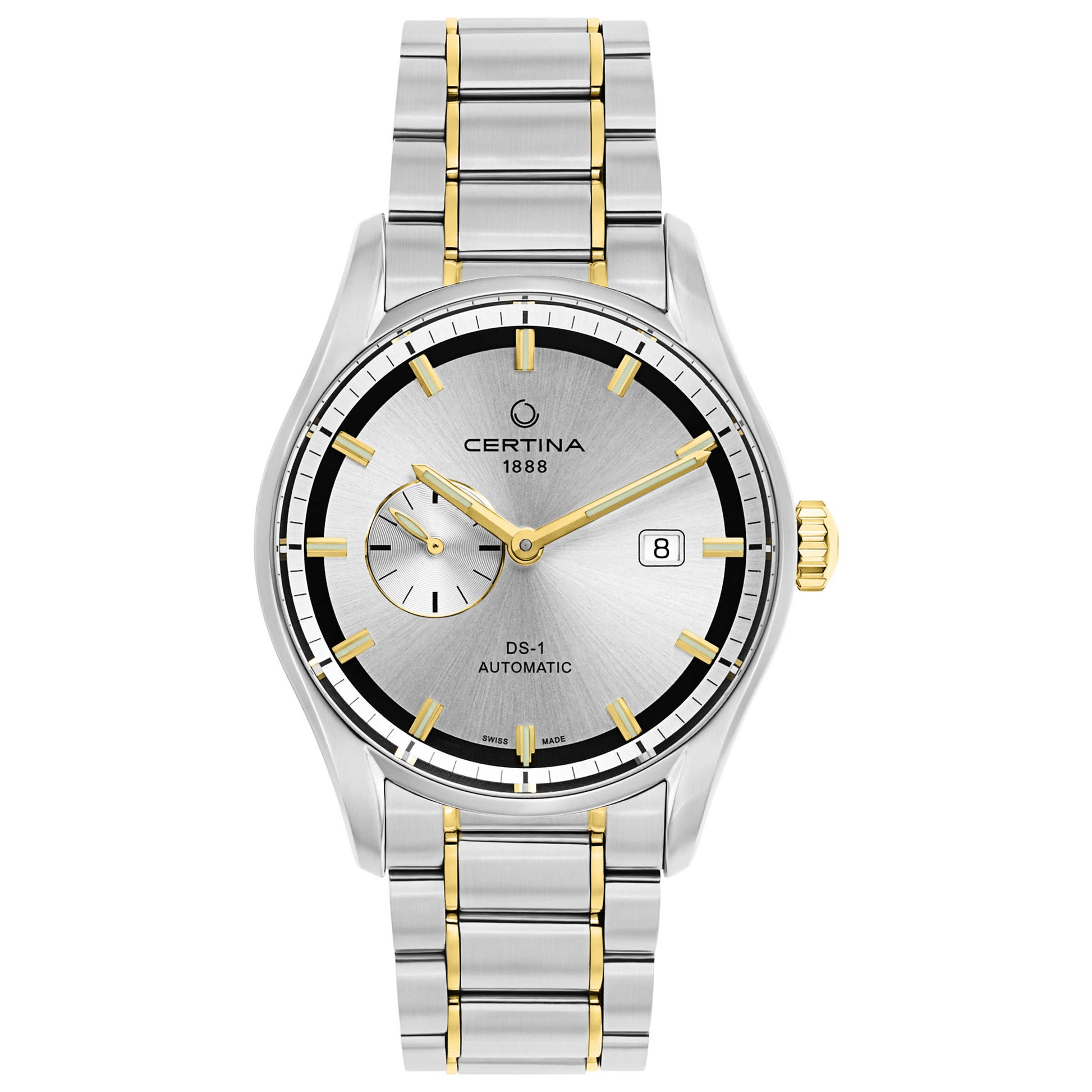 Front view of Certina DS 1 Men's Automatic Watch C006-428-22-031-00