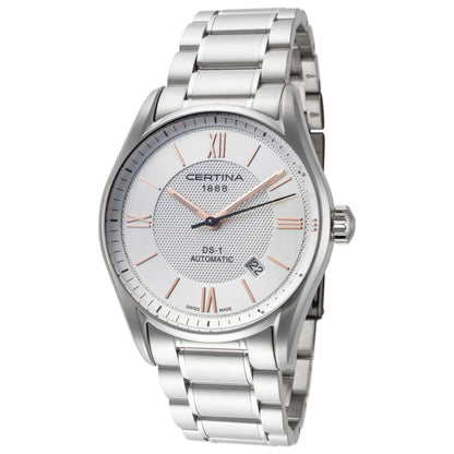 Front view of Certina DS-1 Men's Automatic Watch C0064071103801