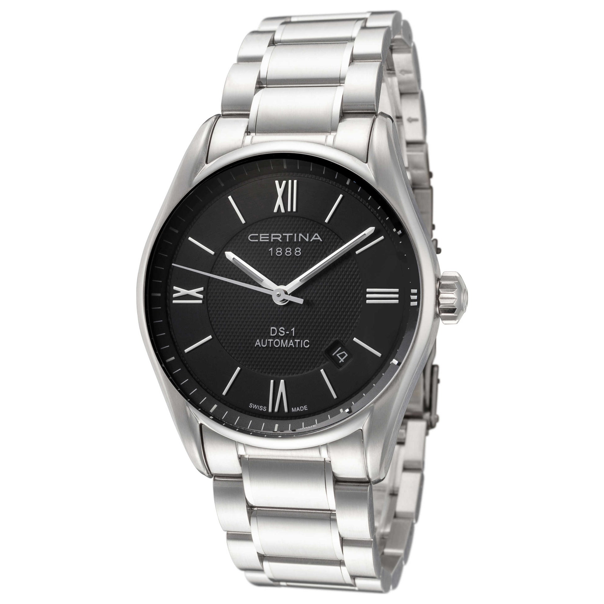 Front view of Certina DS-1 Men's Automatic Watch C0064071105800