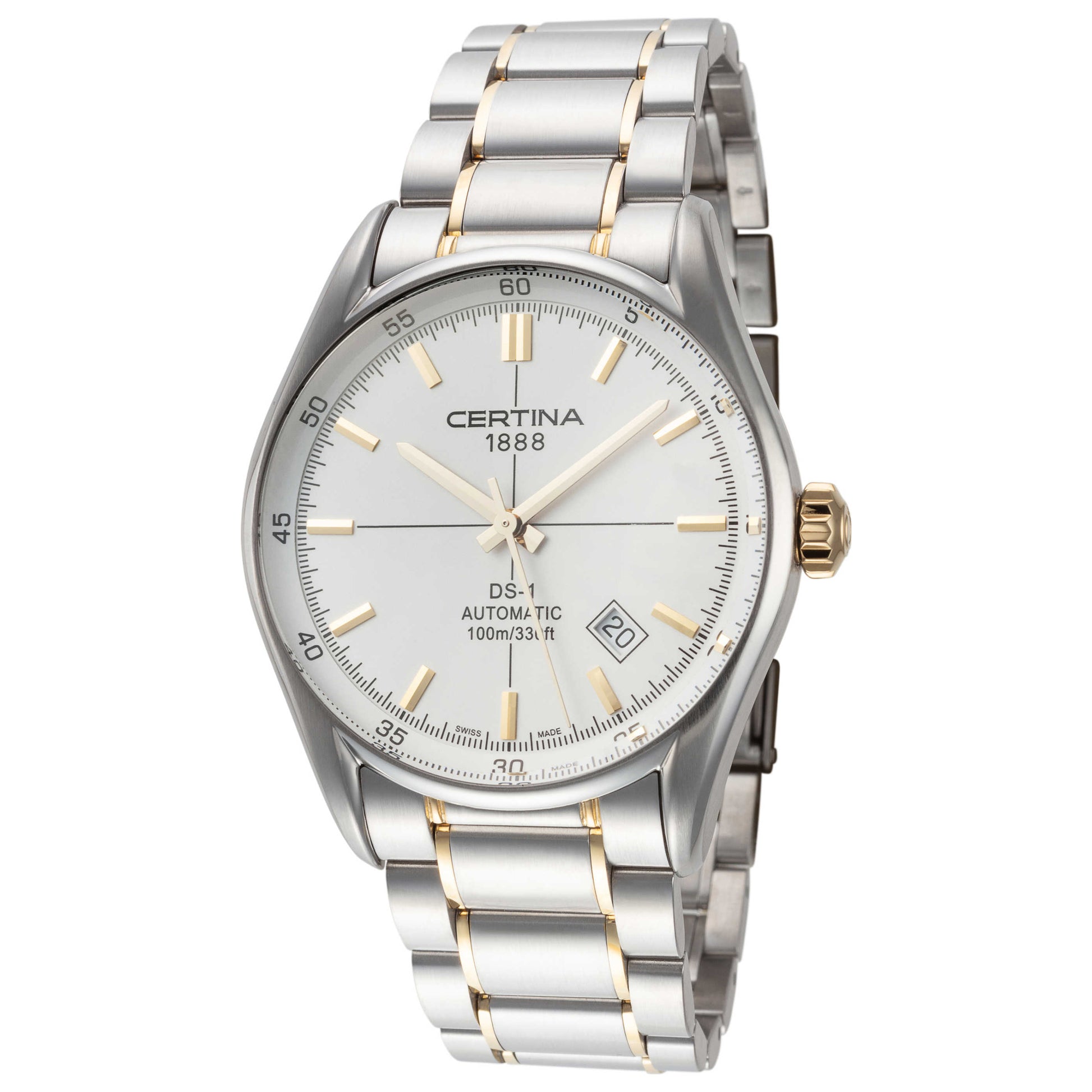 Front view of Certina DS-1 Men's Automatic Watch C0064072203100