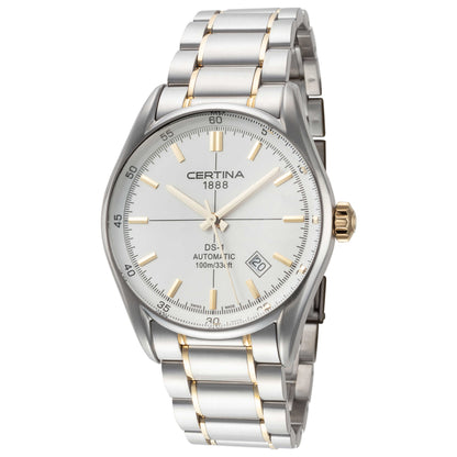 Front view of Certina DS-1 Men's Automatic Watch C0064072203100