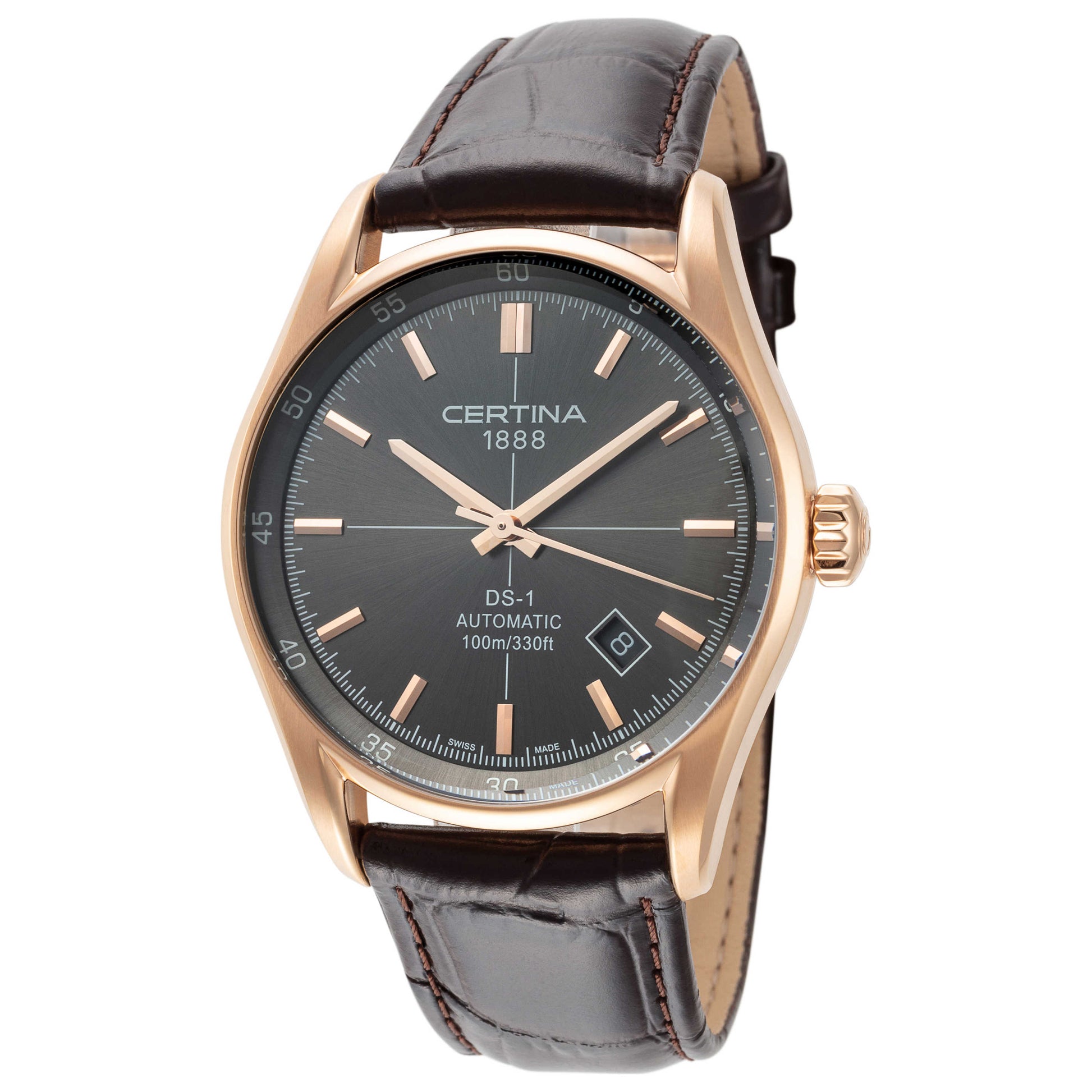 Front view of Certina DS-1 Men's Automatic Watch C0064073608100