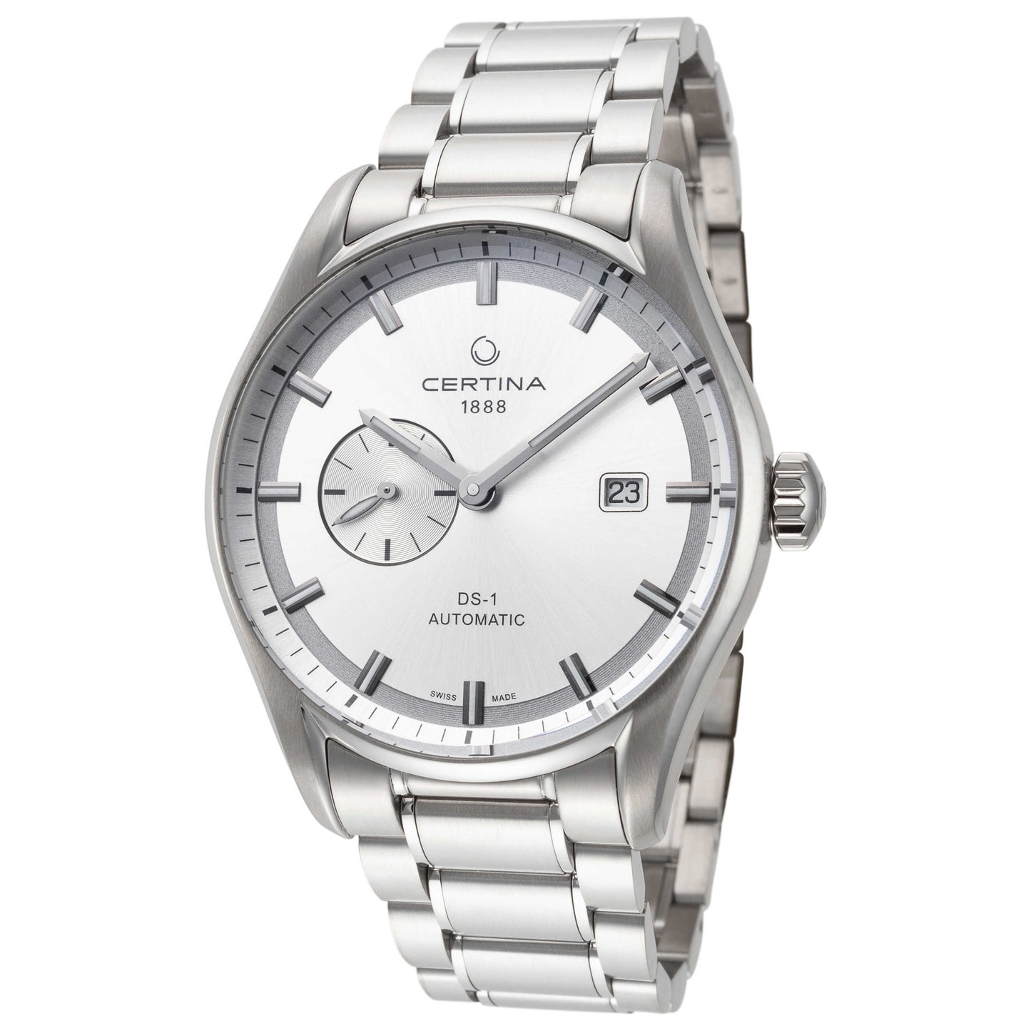 Front view of Certina DS-1 Men's Automatic Watch C0064281103100