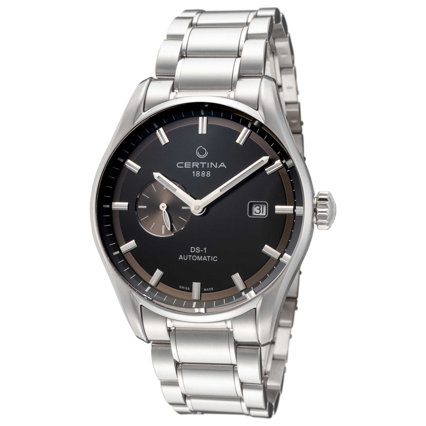Front view of Certina DS-1 Men's Automatic Watch C0064281105100