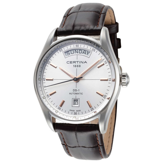 Front view of Certina DS-1 Men's Automatic Watch C0064301603100