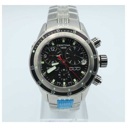 Front view of Certina DS Blue Ribbon Men's Swiss Quartz (Battery-Powered) Watch C007-417-11-05100-SD