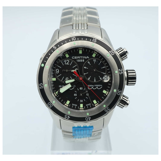 Front view of Certina DS Blue Ribbon Men's Swiss Quartz (Battery-Powered) Watch C007-417-11-05100-SD