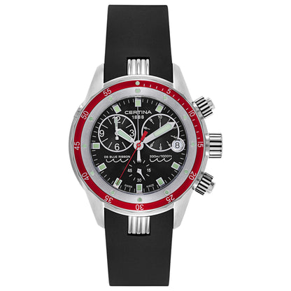 Front view of Certina DS Blue Ribbon Men's Swiss Quartz (Battery-Powered) Watch C007-417-17-051-00