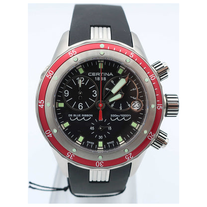 Front view of Certina DS Blue Ribbon Men's Swiss Quartz (Battery-Powered) Watch C007-417-17-05100-SD