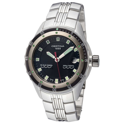 Front view of Certina DS Blue Ribbon Men's Quartz Watch C0074101105100