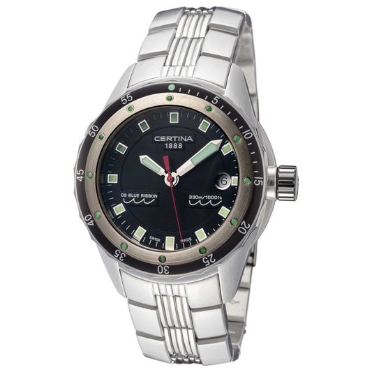 Front view of Certina DS Blue Ribbon Men's Quartz Watch C0074101105100