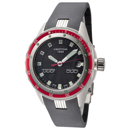 Front view of Certina DS Blue Ribbon Men's Quartz Watch C0074101705100