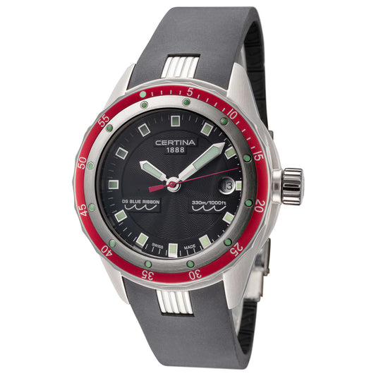 Front view of Certina DS Blue Ribbon Men's Quartz Watch C0074101705100