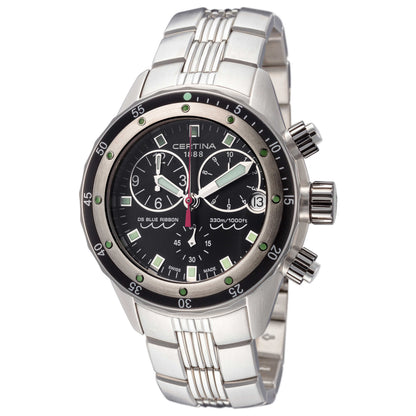 Front view of Certina DS Blue Ribbon Men's Quartz Watch C0074171105100