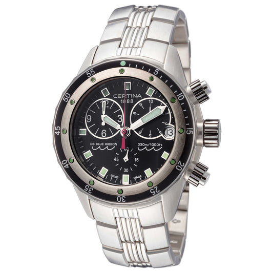 Front view of Certina DS Blue Ribbon Men's Quartz Watch C0074171105100
