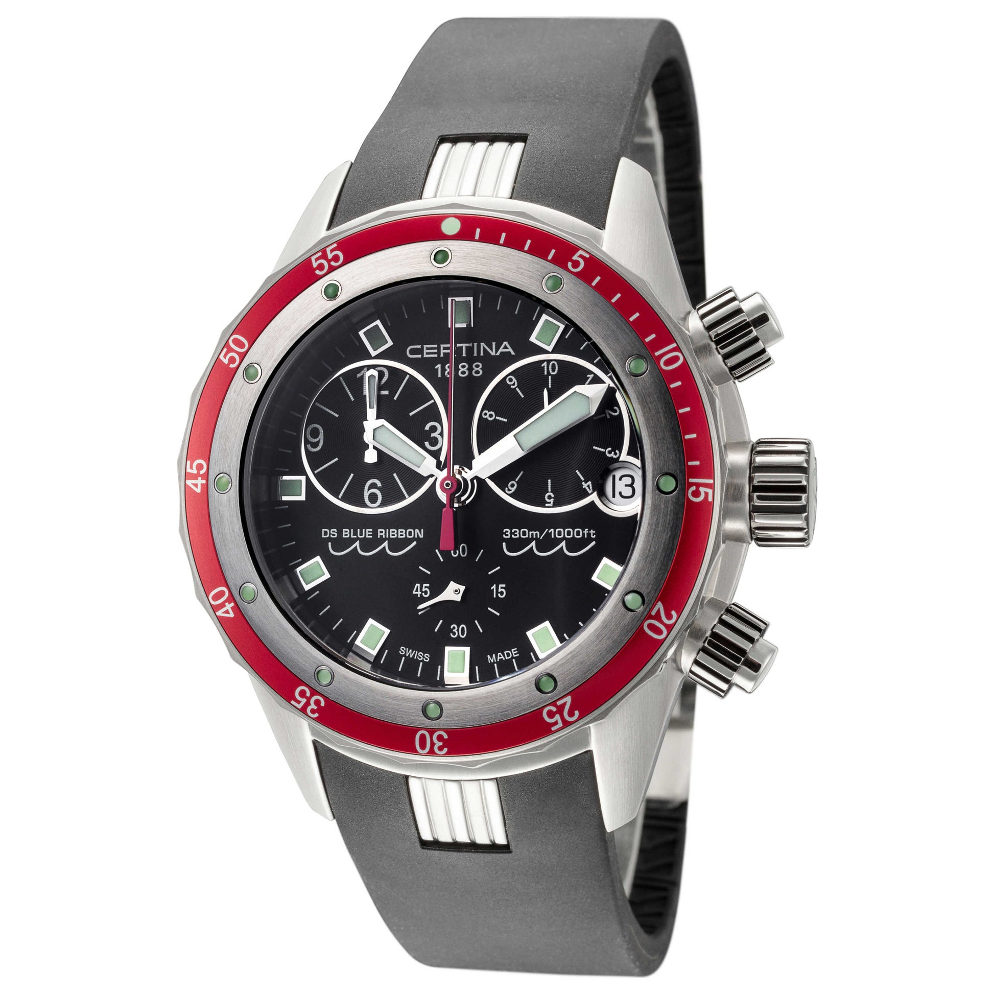 Front view of Certina DS Blue Ribbon Men's Quartz Watch C0074171705100