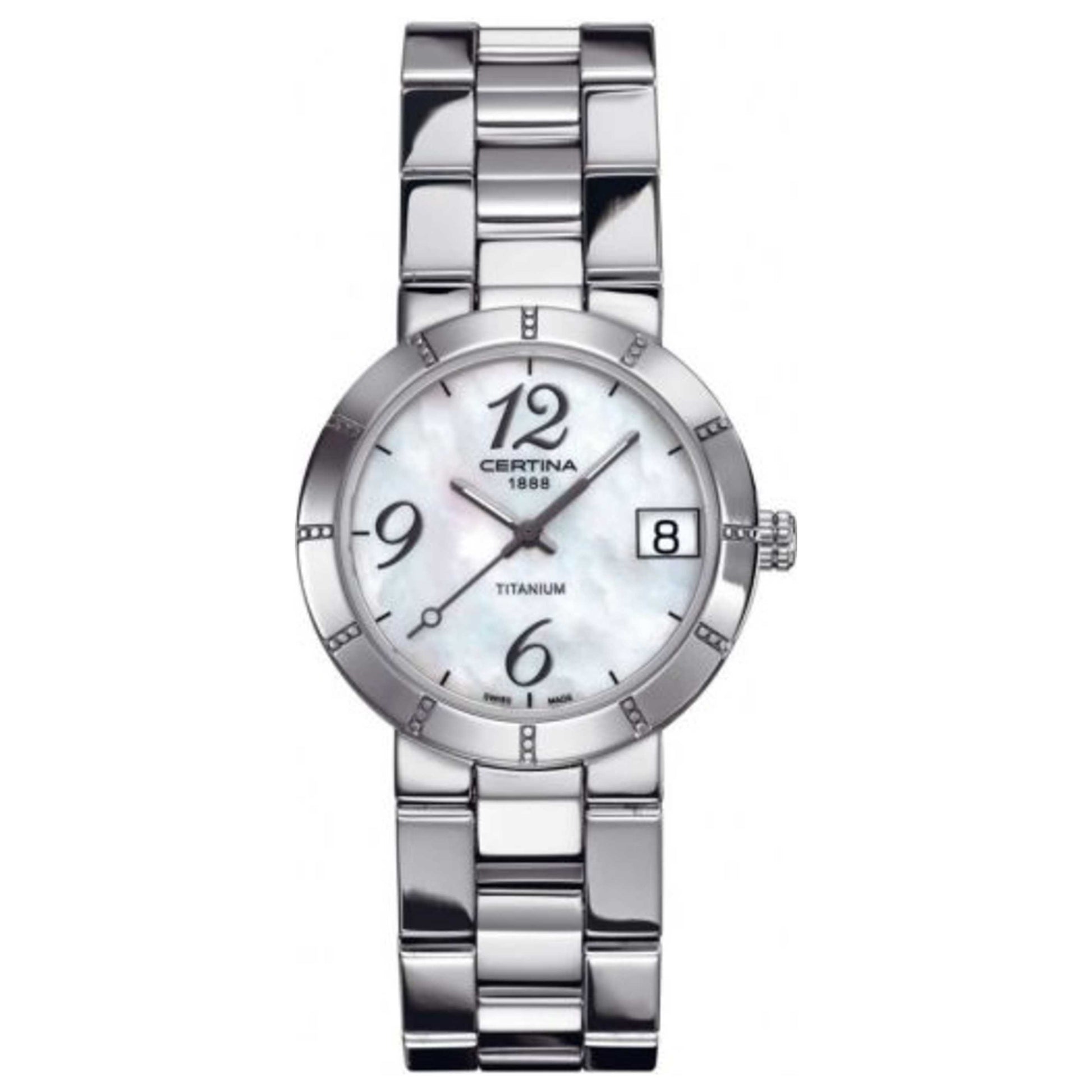 Front view of Certina DS Stella Women's Quartz Watch C0092104411200