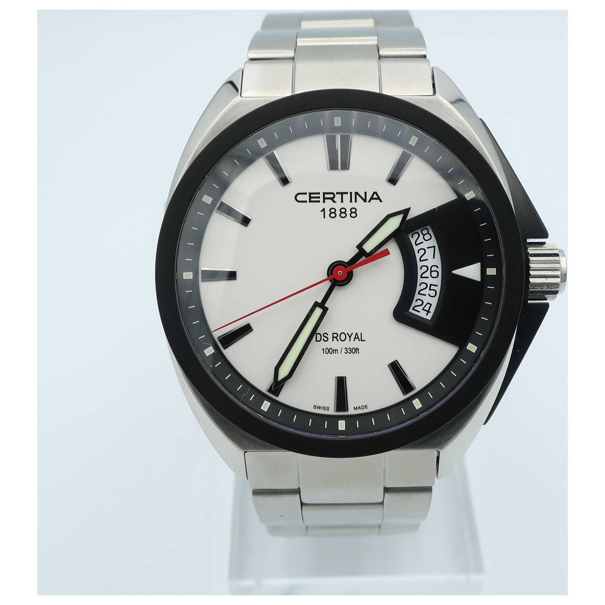 Front view of Certina DS Royal Men's Swiss Quartz (Battery-Powered) Watch C010-410-11-03100-SD