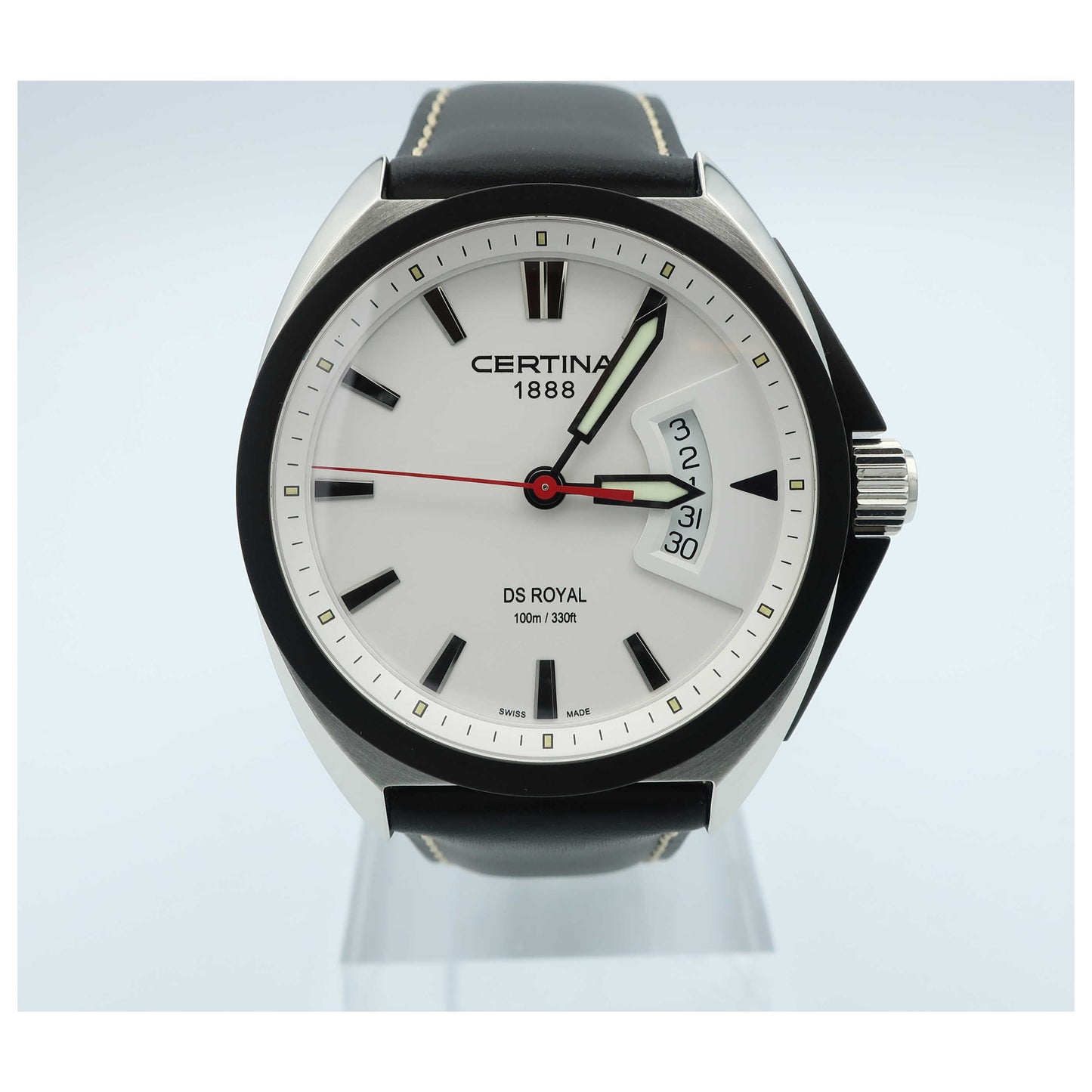 Front view of Certina DS Royal Men's Swiss Quartz (Battery-Powered) Watch C010-410-16-03100-SD