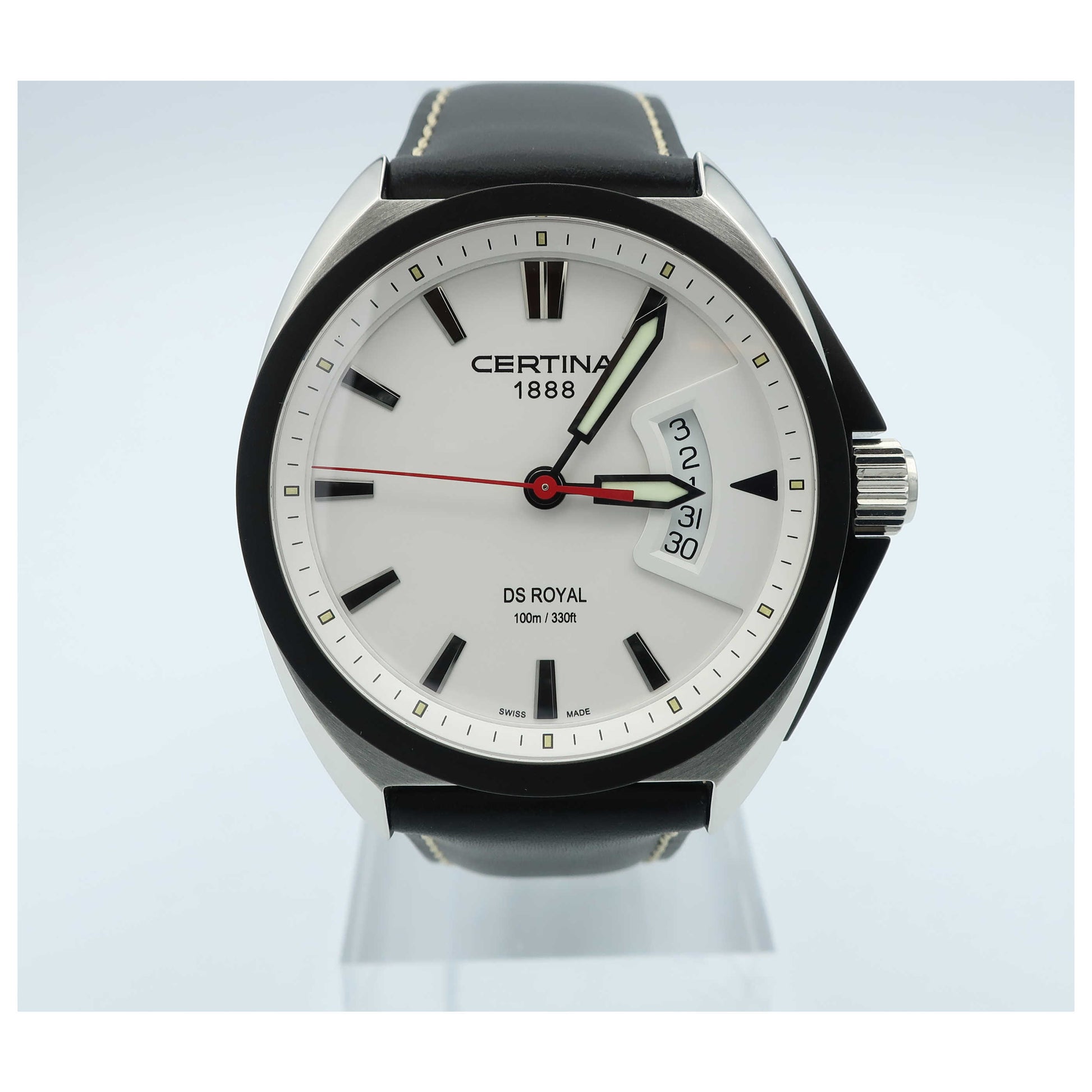 Front view of Certina DS Royal Men's Swiss Quartz (Battery-Powered) Watch C010-410-16-03100-SD
