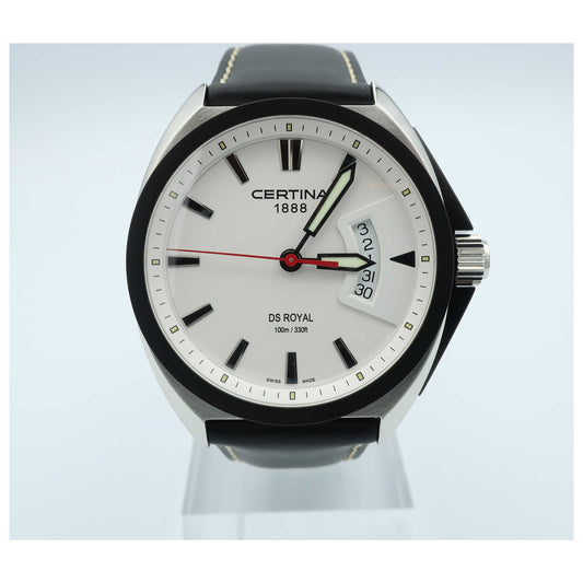 Front view of Certina DS Royal Men's Swiss Quartz (Battery-Powered) Watch C010-410-16-03100-SD