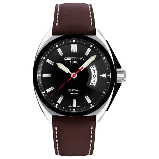 Front view of Certina DS Royal Men's Swiss Quartz (Battery-Powered) Watch C010-410-16-051-00