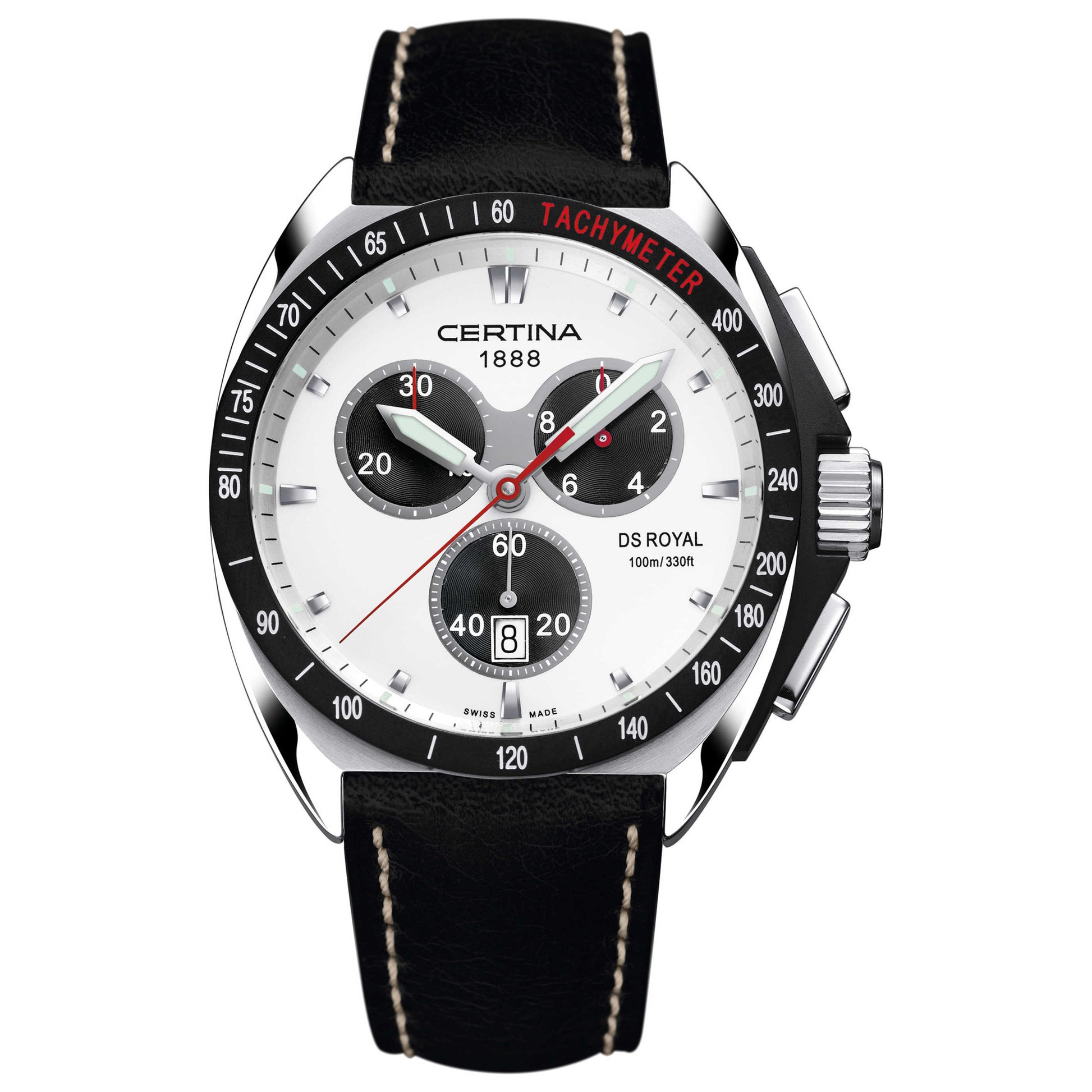Front view of Certina DS Royal Men's Swiss Quartz (Battery-Powered) Watch C010-417-16-031-00