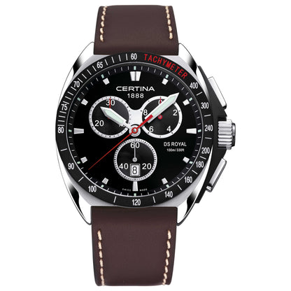 Front view of Certina DS Royal Men's Swiss Quartz (Battery-Powered) Watch C010-417-16-051-00