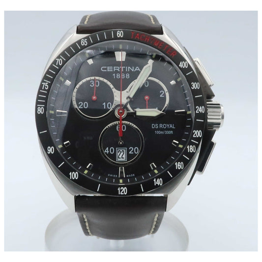 Front view of Certina DS Royal Men's Swiss Quartz (Battery-Powered) Watch C010-417-16-05100-PO