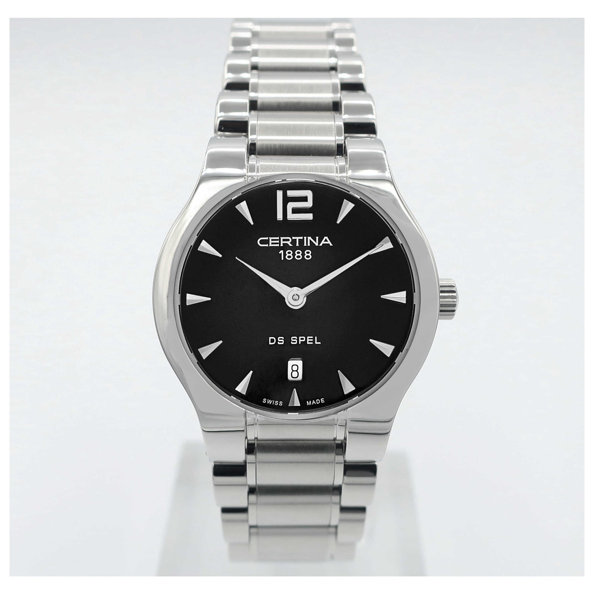 Front view of Certina DS Spel Women's Swiss Quartz (Battery-Powered) Watch C012-209-11-05700-SD