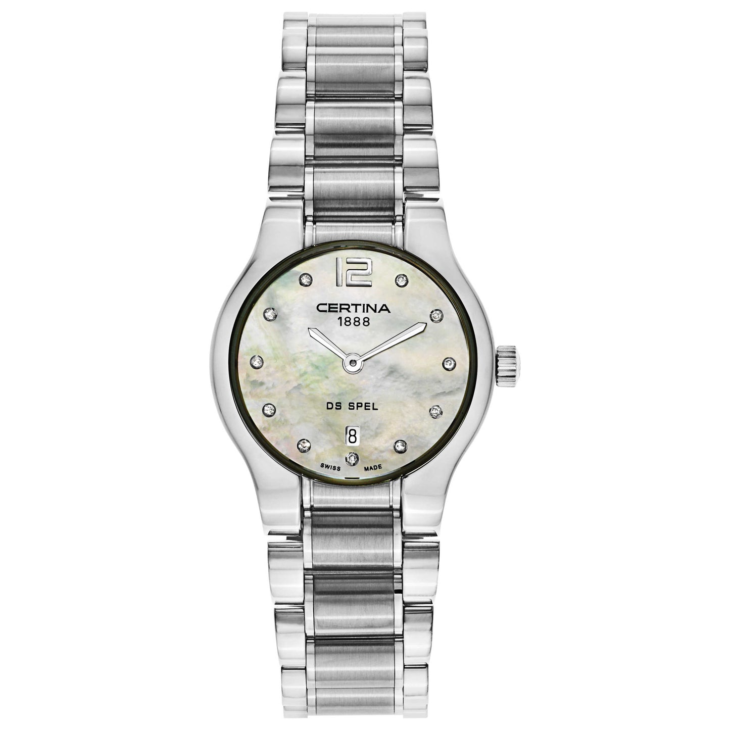 Front view of Certina DS Spel Women's Swiss Quartz (Battery-Powered) Watch C012-209-11-116-00