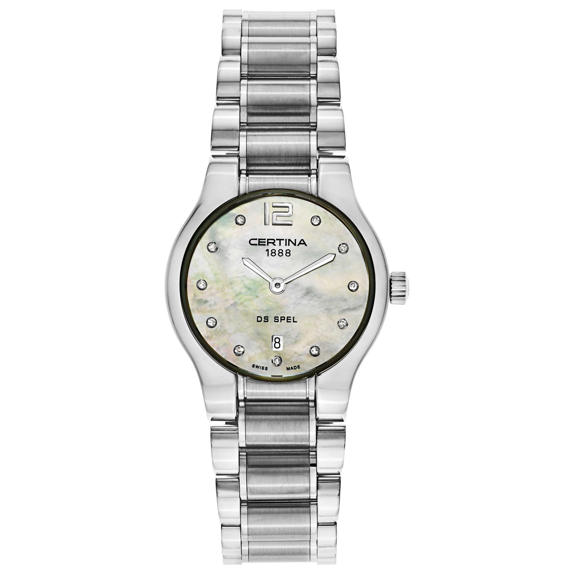 Front view of Certina DS Spel Women's Swiss Quartz (Battery-Powered) Watch C012-209-11-116-00