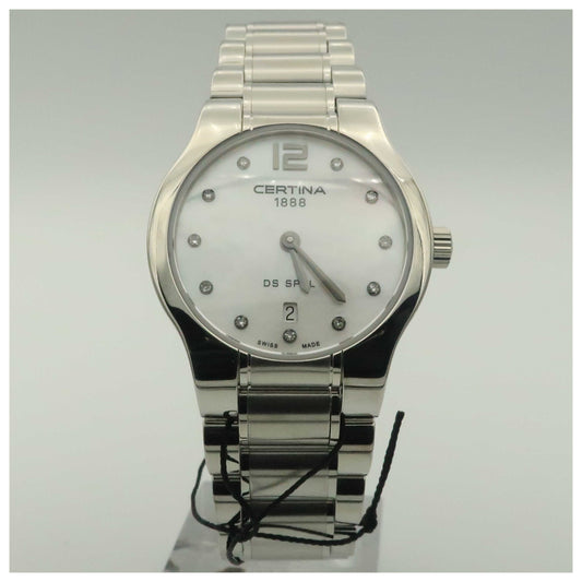 Front view of Certina DS Spel Women's Swiss Quartz (Battery-Powered) Watch C012-209-11-11600-SD