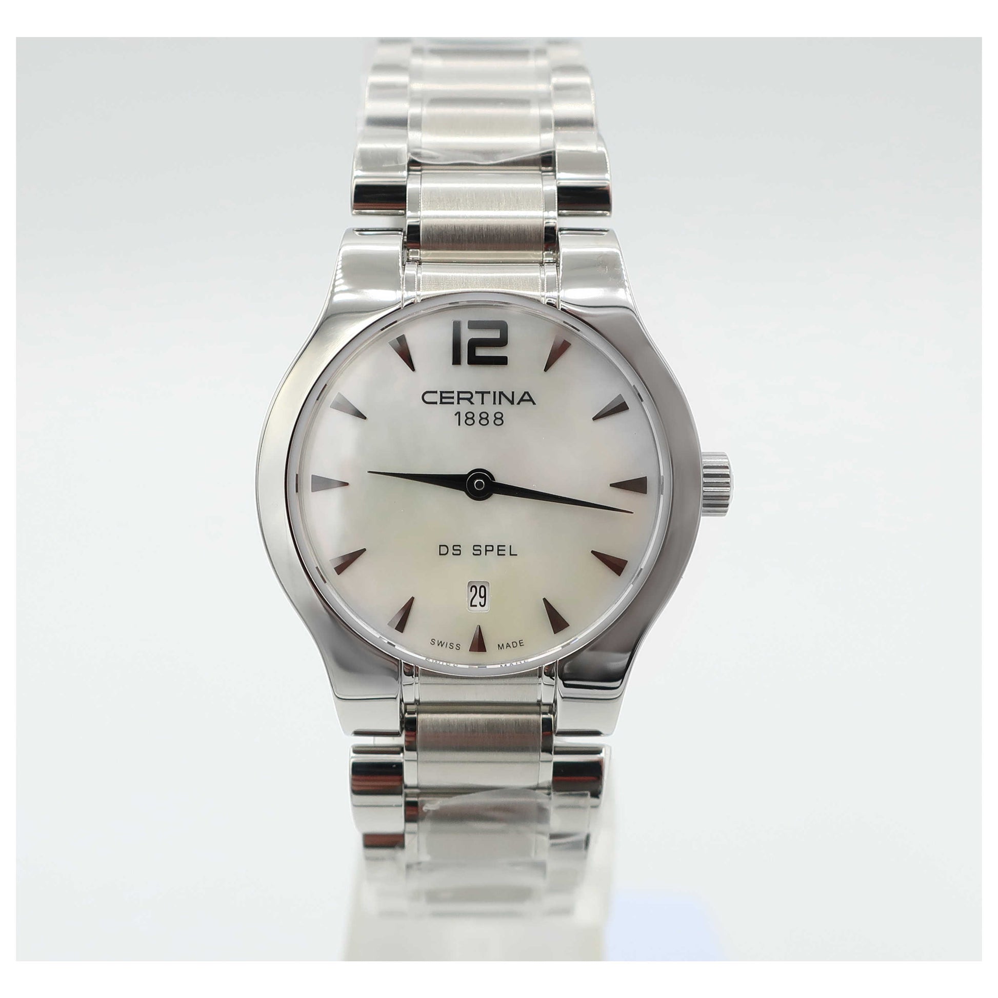 Front view of Certina DS Spel Women's Swiss Quartz (Battery-Powered) Watch C012-209-11-11700-SD