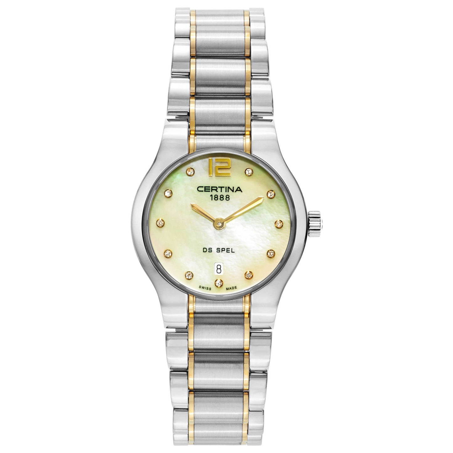 Front view of Certina DS Spel Women's Swiss Quartz (Battery-Powered) Watch C012-209-22-116-00