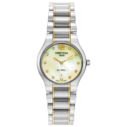Front view of Certina DS Spel Women's Swiss Quartz (Battery-Powered) Watch C012-209-22-116-00