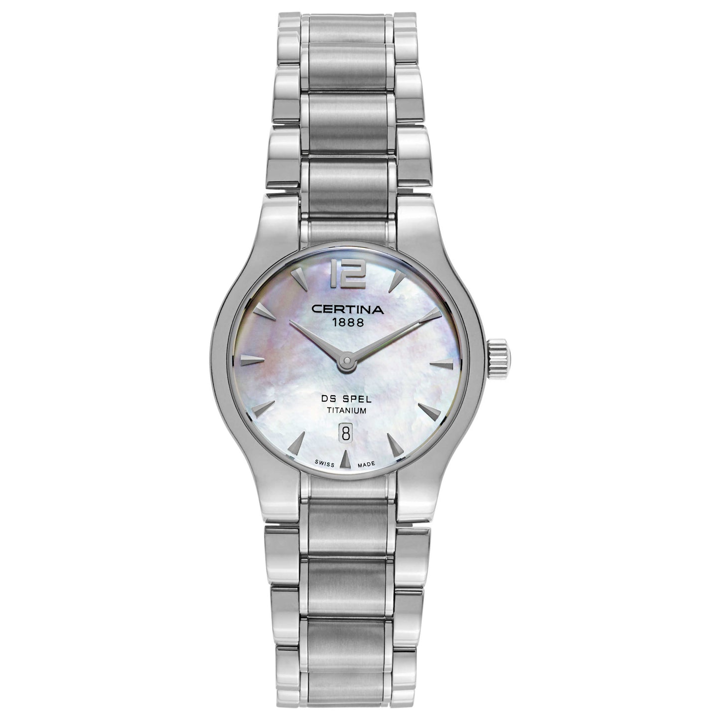 Front view of Certina DS Spel Women's Swiss Quartz (Battery-Powered) Watch C012-209-44-117-00